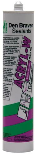 ZWALUW ACRYL-W DICHTKIT 310 ZWART