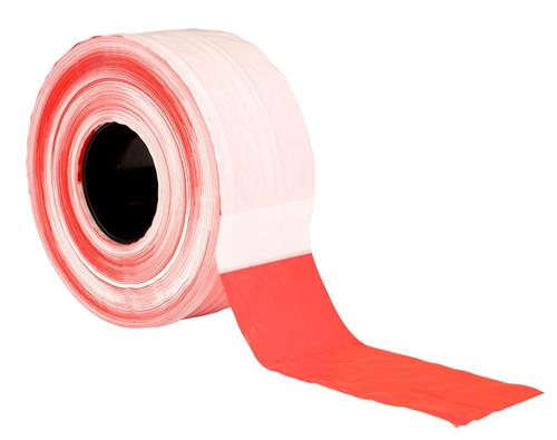 AFBAKENINGS-/MARKEERLINT ROOD/WIT 500M