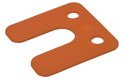 DRUKPLAAT 34742 2MM ORANJE SLEUF(48ST)