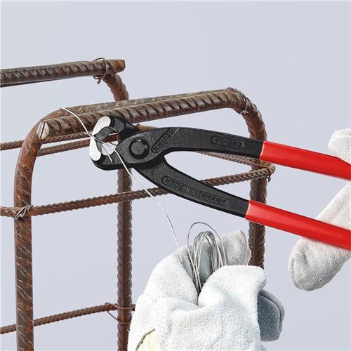 VLECHTTANG KNIPEX MONIERTANG 280MM RODE GREEP