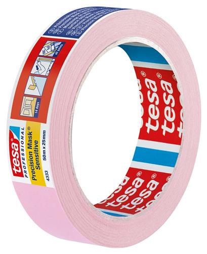 TESA PRECISION MASK 4333 25MM 50M ROZE