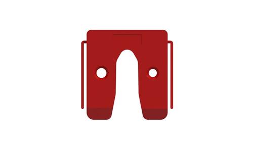 #VULPLAAT 5MM ROOD 26ST
